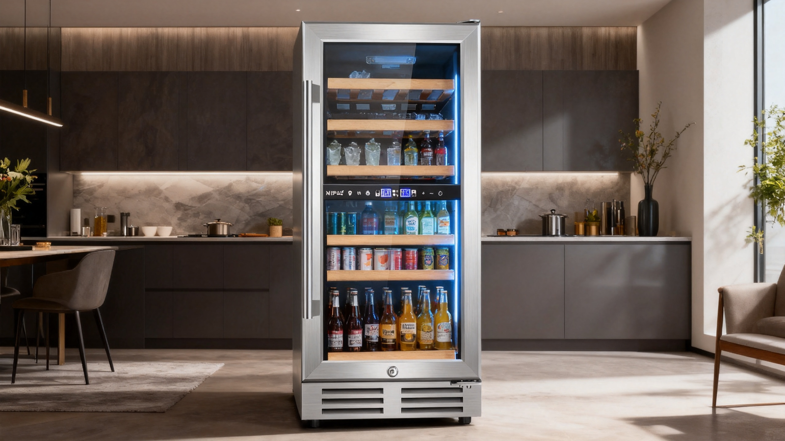 Guide to the Nipus Tylza 15 Inch Single Zone 130 Can Beverage Refrigerator Features and Benefits