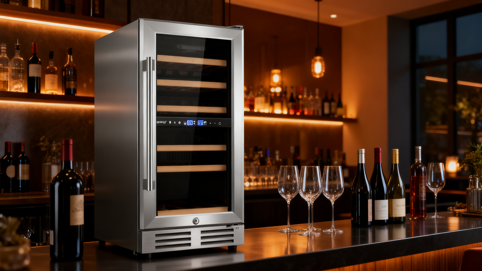 Guide to the 24 Inch Dual Zone 60 Can and 20 Bottle Wine Beverage Cooler by Tylza for Precise Temperature Control and Energy Efficiency
