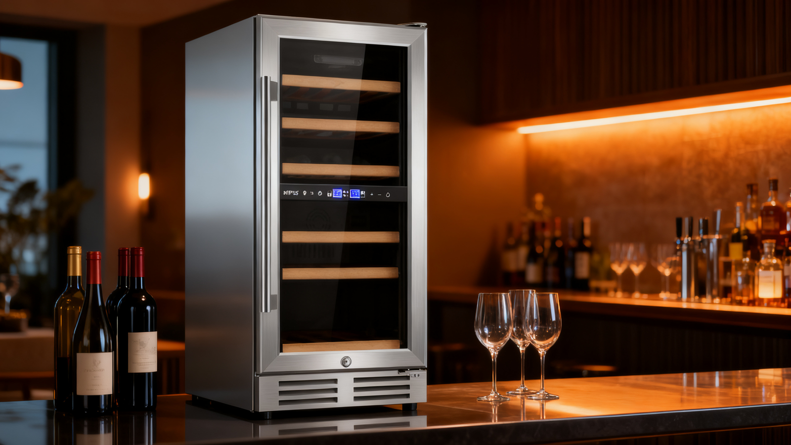 Guide to the 15 Inch Dual Zone 30 Bottle Wine Cooler Silver by Tylza for Optimal Wine Storage and Temperature Control