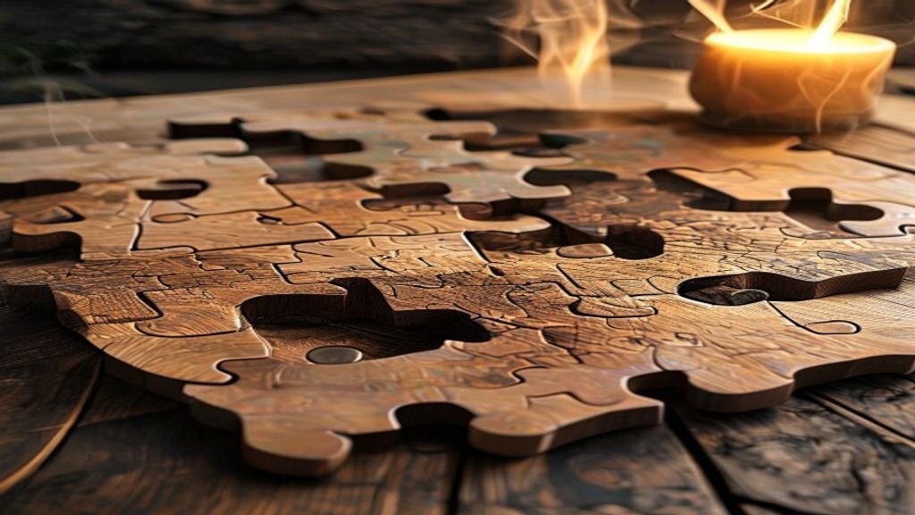 Geothermal Wonders Wooden Jigsaw Puzzle: A Display-Ready Japanese Puzzle