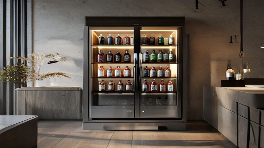 The Quiet 130-Can Glass Front Beverage Refrigerator for Your Home Bar