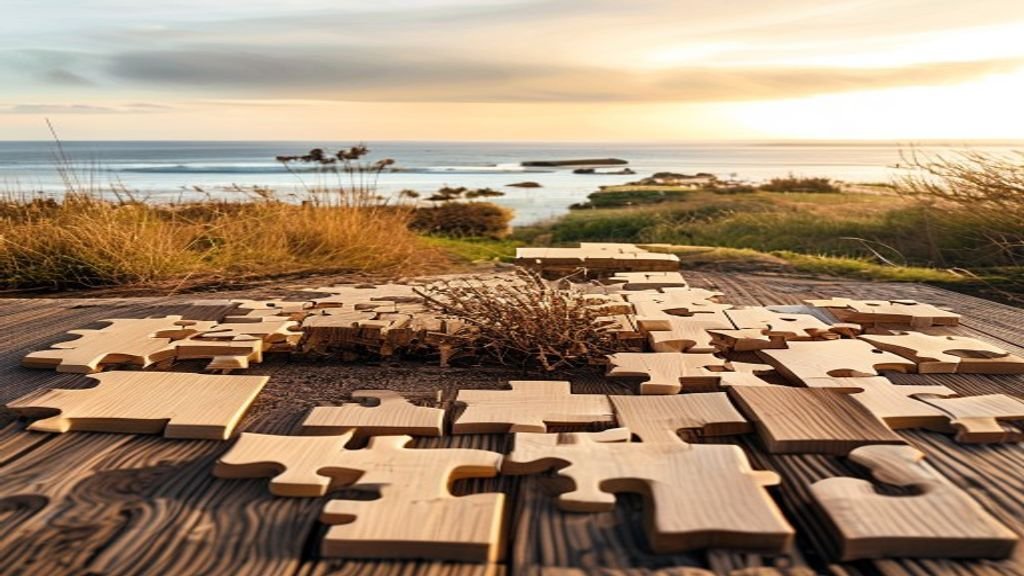 Coastal Farmland Wooden Jigsaw Puzzle: Why Wooden Puzzles Offer a Premium Feel