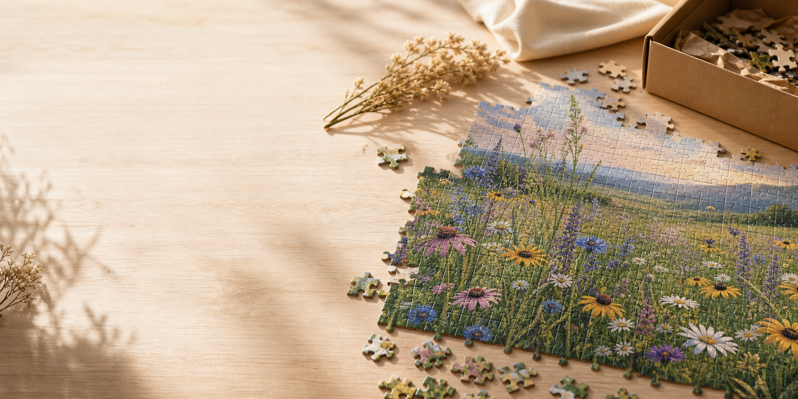 Wildflower Meadow Wooden Jigsaw Puzzle: Eco-Friendly Features, Assembly Tips and Display Ideas