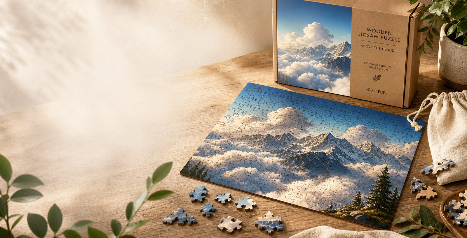 Above the Clouds Wooden Jigsaw Puzzle Review: Quality, Sustainability, and Tips for Building & Displaying