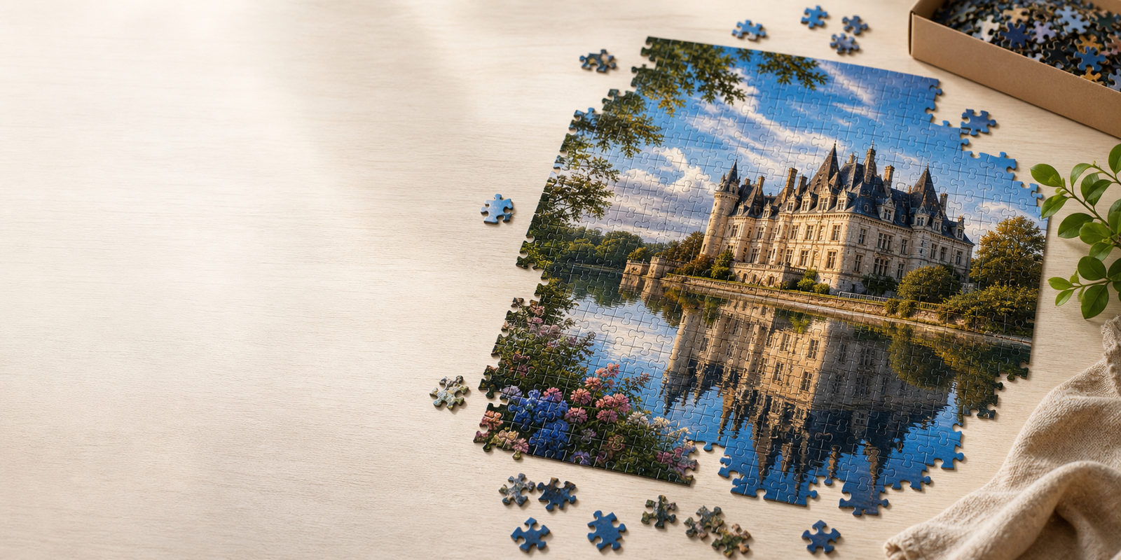 Château Reflections Wooden Jigsaw Puzzle Review — A Look at Jigsaw Puzzles High Quality, Eco-Friendly 1000‑Piece Options